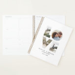 Agenda Love 4 foto simple regalo personalizado moderno<br><div class="desc">Amar 4 fotos simple,  moderno y personalizado aniversario,  boda,  cumpleaños o regalos de Navidades para el que amas.</div>