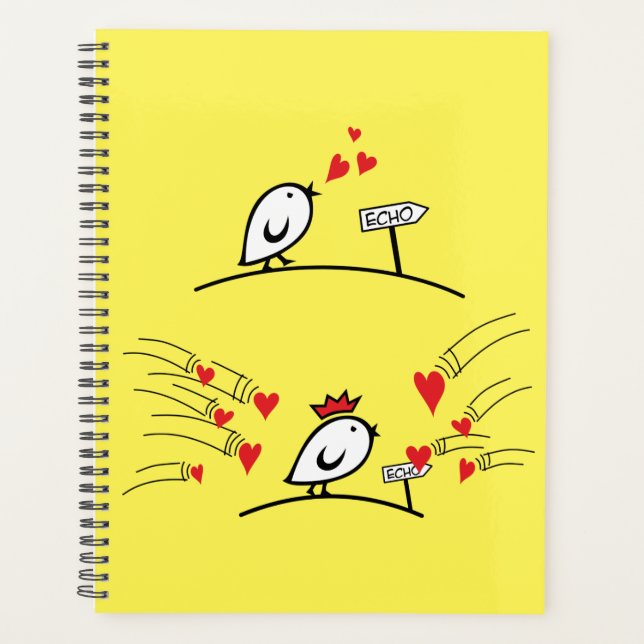 Agenda LOVE ECHO - Comic Birds Tweetlercools 1 (Anverso)