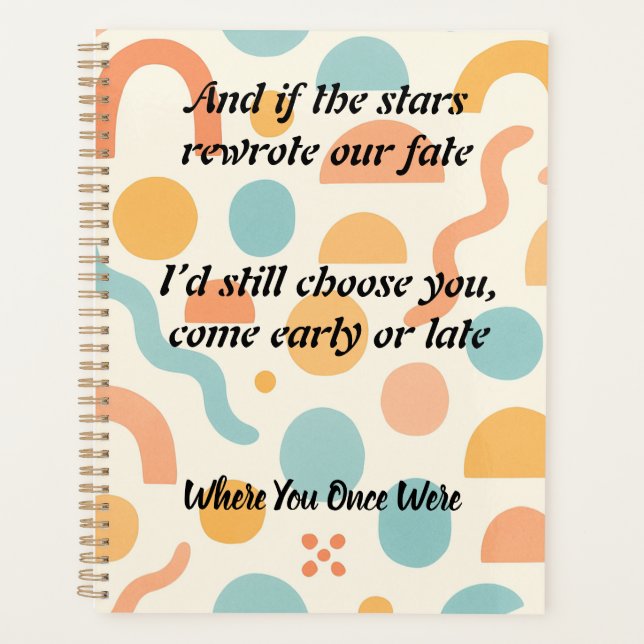 Agenda Love Rewritten by the Stars, Chosen Always (Anverso)