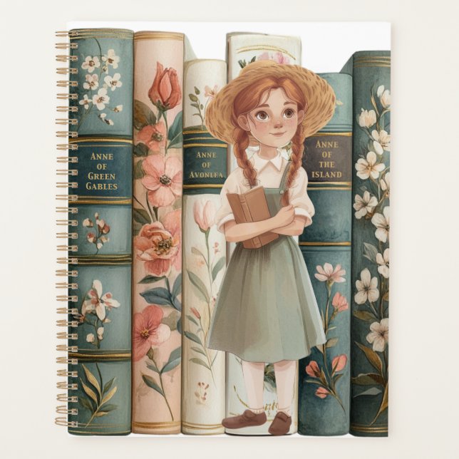 Agenda Lover de libros | Anne de Green Gables | Libros Fl (Anverso)