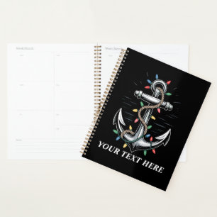 Agenda Luces de Navidad Personalizadas Barco de Vela