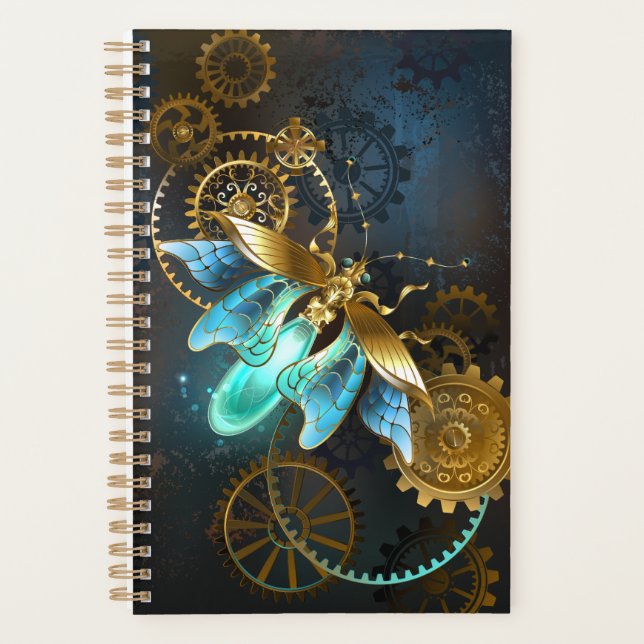 Agenda Luciérnaga de Steampunk (Anverso)