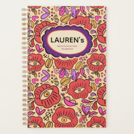 Agenda Lucky Eye Floral Pattern