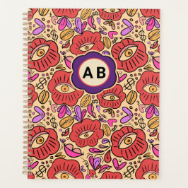 Agenda Lucky Eye Floral Pattern