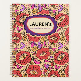 Agenda Lucky Eye Floral Pattern