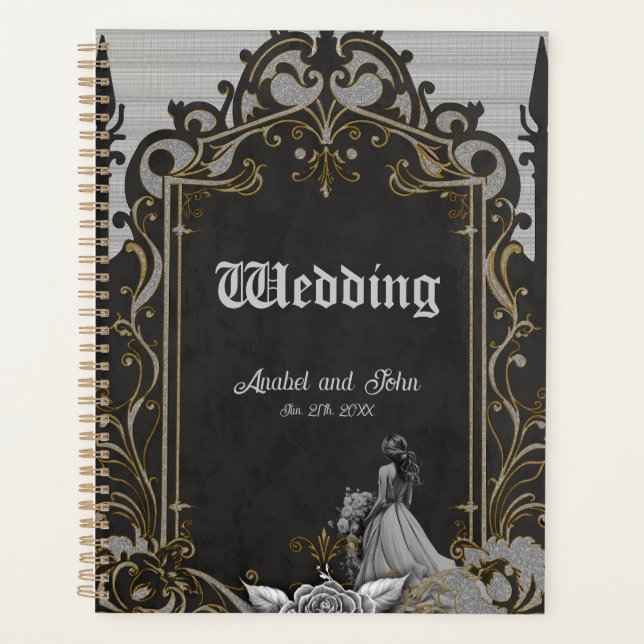 Agenda Lujo con romance (Anverso)