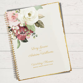 Agenda Lujosas Floraciones de color blanco rosado de colo