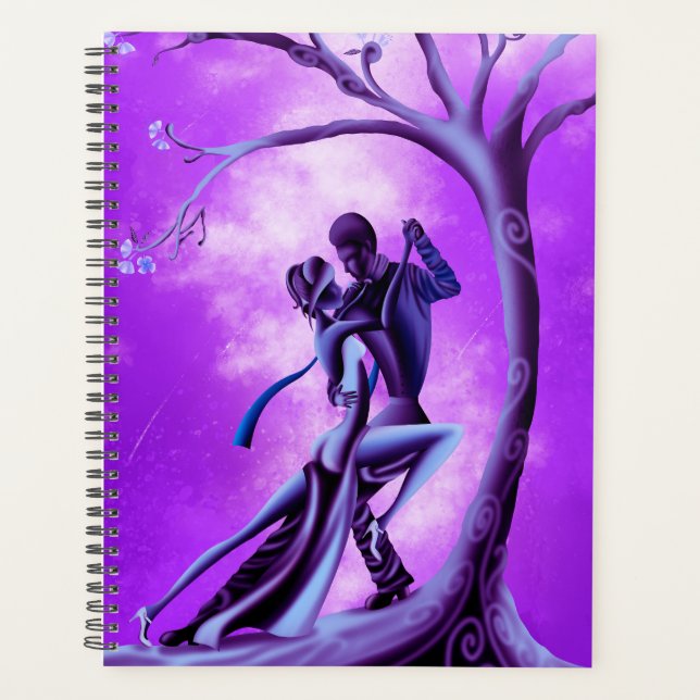Agenda Luna de Despertar" - Arte de baile romántico (Anverso)