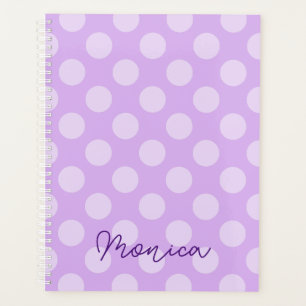 Agenda Lunares de Lavanda Pálido