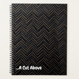 Agenda Luxury Brand Espiga de Pescado | Sutil Pinstripe d