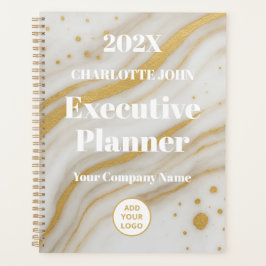 Agenda Luxury Gold Marble Executive 2026