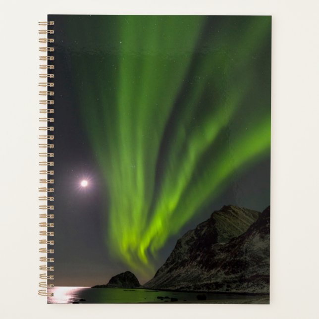 Agenda Luz boreal | Islas Haukland Beach Island Noruega (Anverso)