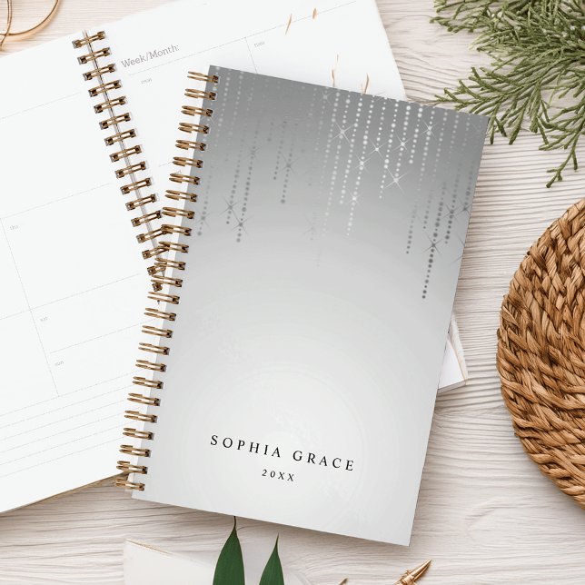 Agenda Luz de cadena de lluvia plateada personalizada (Subido por el creador)