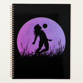 Agenda luz de la luna del chica de fútbol