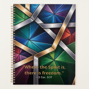 Agenda Luz Sagrada" Oración Geométrica - Vidriera