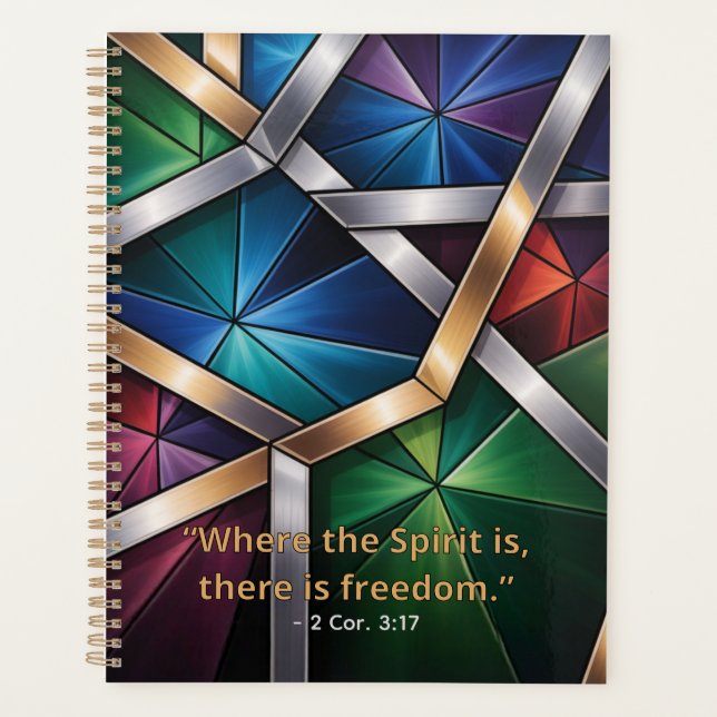 Agenda Luz Sagrada" Oración Geométrica - Vidriera (Anverso)
