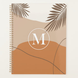 Agenda M - Letra monográfica inicial M Diseño abstracto