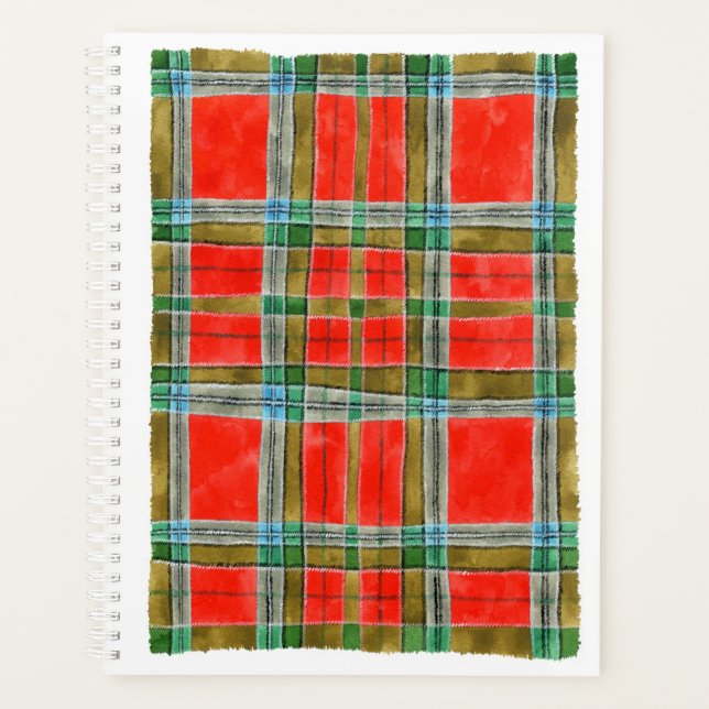 Agenda MAC BAIN TARTAN 8.5x11 Planner / Calendario (Anverso)