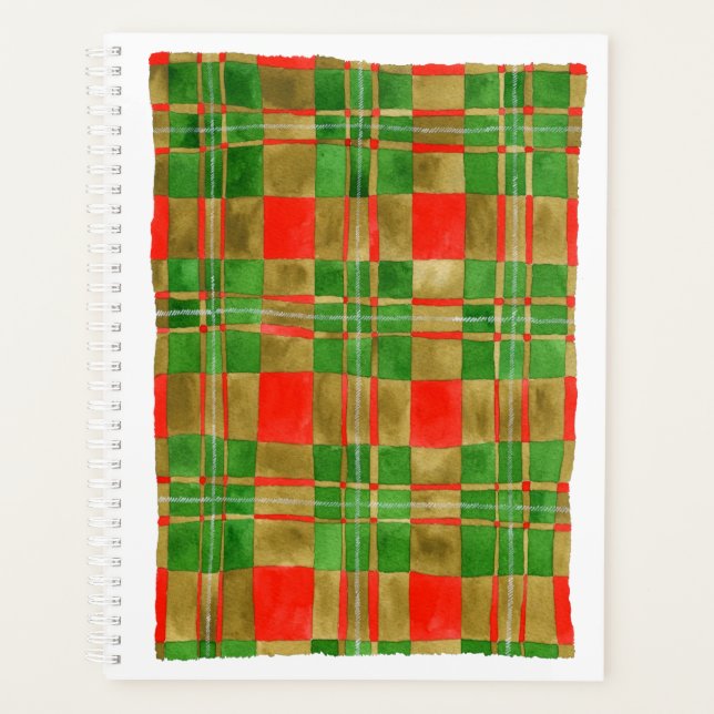 Agenda MAC GREGOR TARTAN 8.5x11 Planner / Calendario (Anverso)