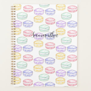 Agenda Macarones franceses de color de agua