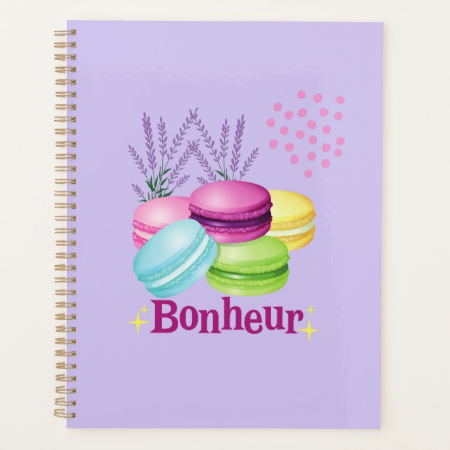 Agenda Macarons Happiness Bonheur (Anverso)