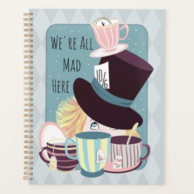 Agenda Mad Hatter Tea Fiesta   (Anverso)
