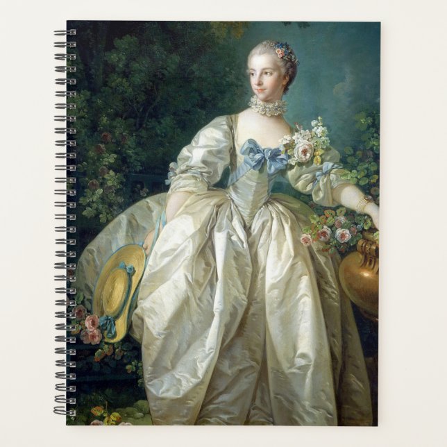 Agenda Madame Bergeret 1766 por Francois Boucher pintura  (Anverso)