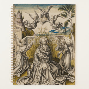 Agenda Madonna y ángeles en un paisaje c.1500
