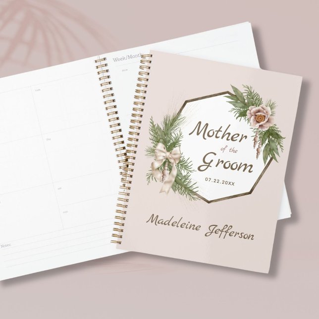 Agenda Madre de la corona floral rosa de Rubor (Subido por el creador)