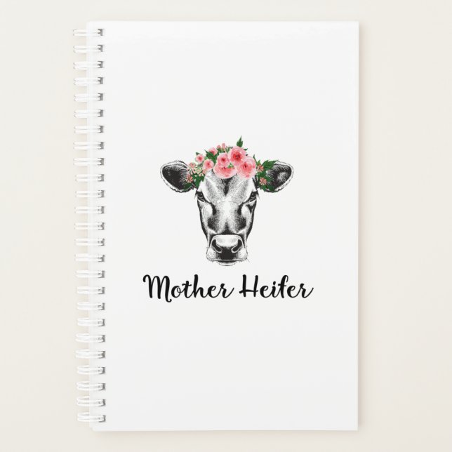Agenda Madre Heifer lindo regalo perfecto para la madre (Anverso)