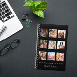 Agenda Madre mejor foto de mamá negra organizada<br><div class="desc">Haz tu propio collage de fotos de familia como regalo para tu madre. ¡Usa cuatro, nueve de tus fotos favoritas de tu madre, sus hijos, familia, amigos o mascota! Con el texto: Mejor Mamá Organizada. Personalice y añada su nombre escrito con una escritura de estilo con letras a mano moderna....</div>