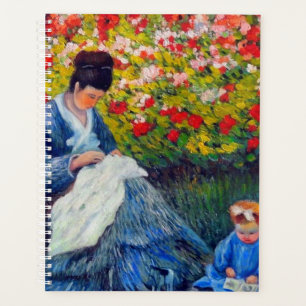 Agenda Madre y niño monet en el jardín