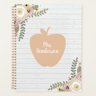 Agenda Maestra de Apple color rosa gris y dorado