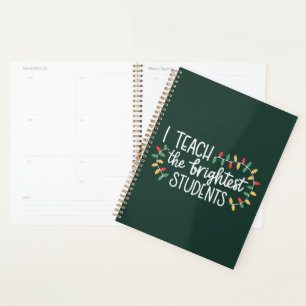 Agenda Maestro de Navidad Enseño a los Estudiantes más Br