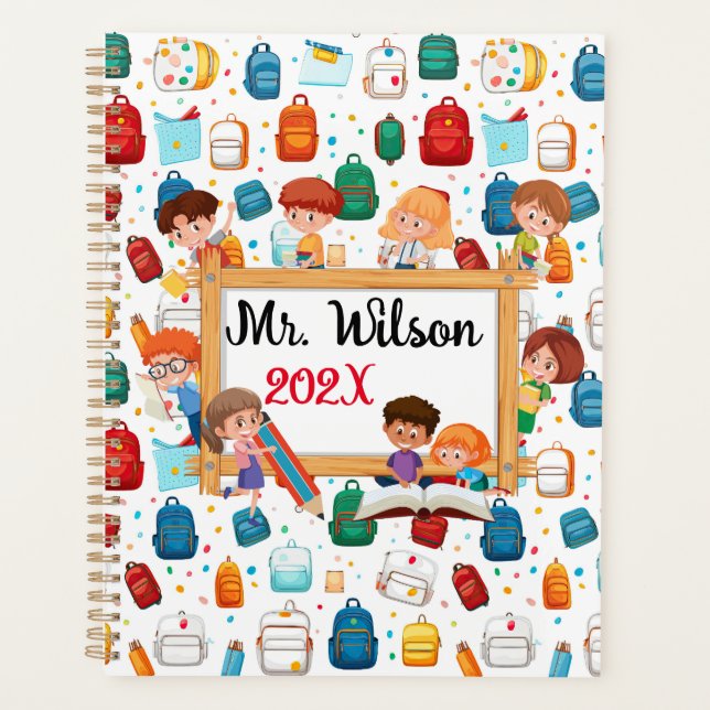 Agenda Maestros Fecha Anual (Anverso)