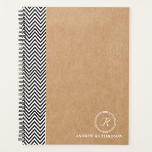 Agenda Maestros monogramados de Moda Chevron