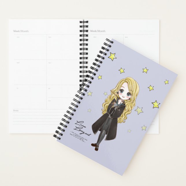 Agenda Magical Luna Lovegood Watercolor (Demostración)