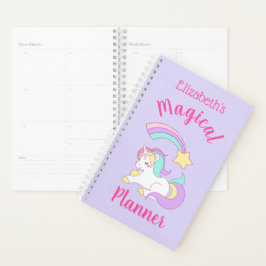 Agenda Magical Planner Unicorn & Shooting Star