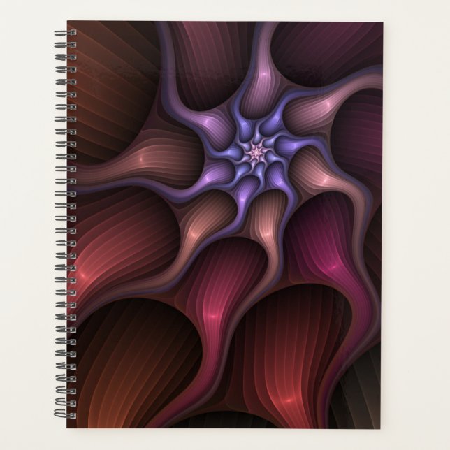 Agenda Magical Shiny Abstract Striped Colorful Fractal (Anverso)