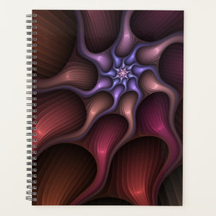 Agenda Mágico Brillante Abstracto Estriado Colorido Fract