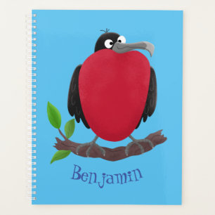 Agenda Magnífico personalizado de pájaro fragata