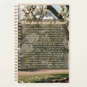 Agenda Magnolia Blooms Planner