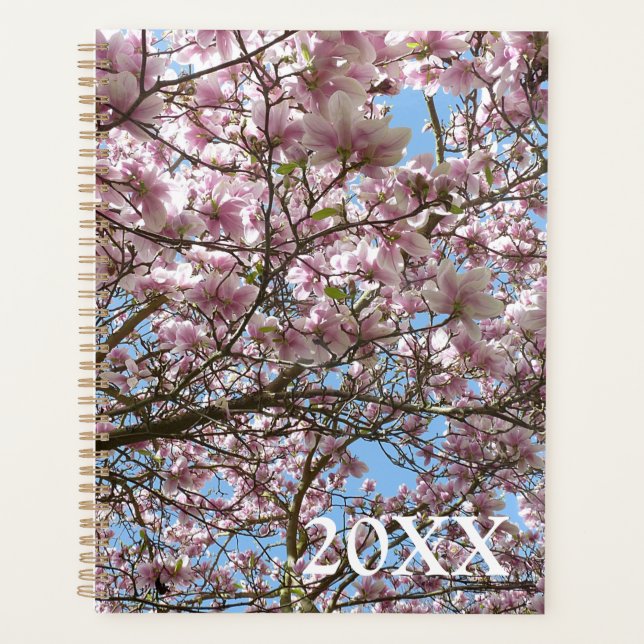 Agenda Magnolia en abril Planner (Anverso)