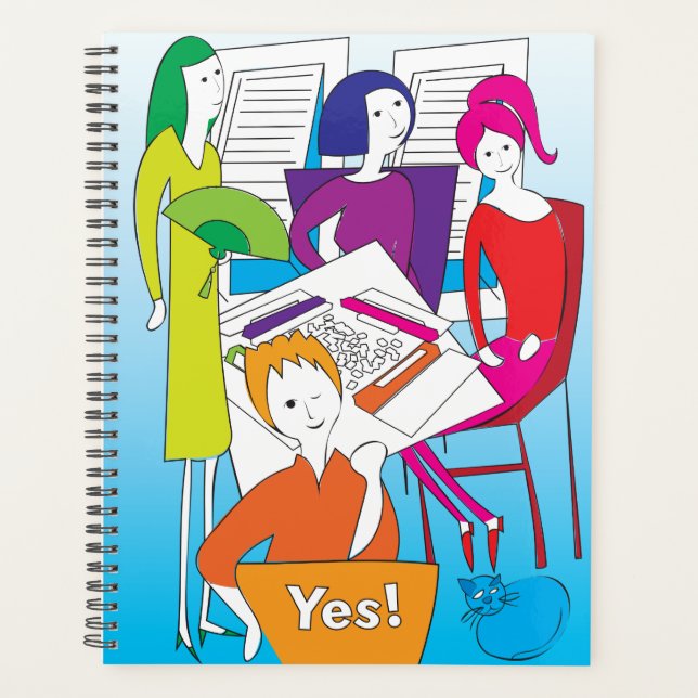 Agenda Mah Jongg Yes Planner (Anverso)