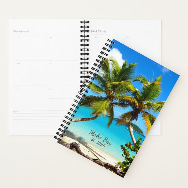 Agenda Maho Bay Beach - St. John Day Planner (Demostración)