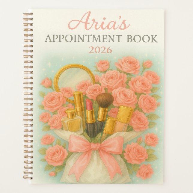 Agenda Makeup Artist Appointment Book 2026  (Anverso)