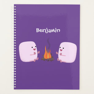 Agenda Malvaviscos rosados por personalizado de bomberos