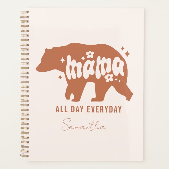 Agenda Mama Bear - Todo el día (Anverso)