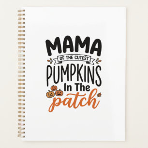 Agenda Mamá del diseño de camiseta de otoño de las calaba