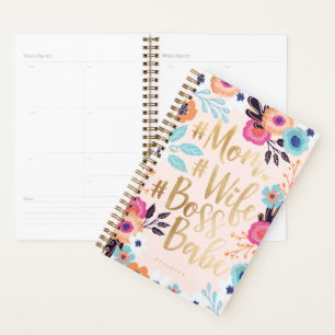 Agenda Mamá, Esposa, Jefe Babe Floraciones audaces y g
